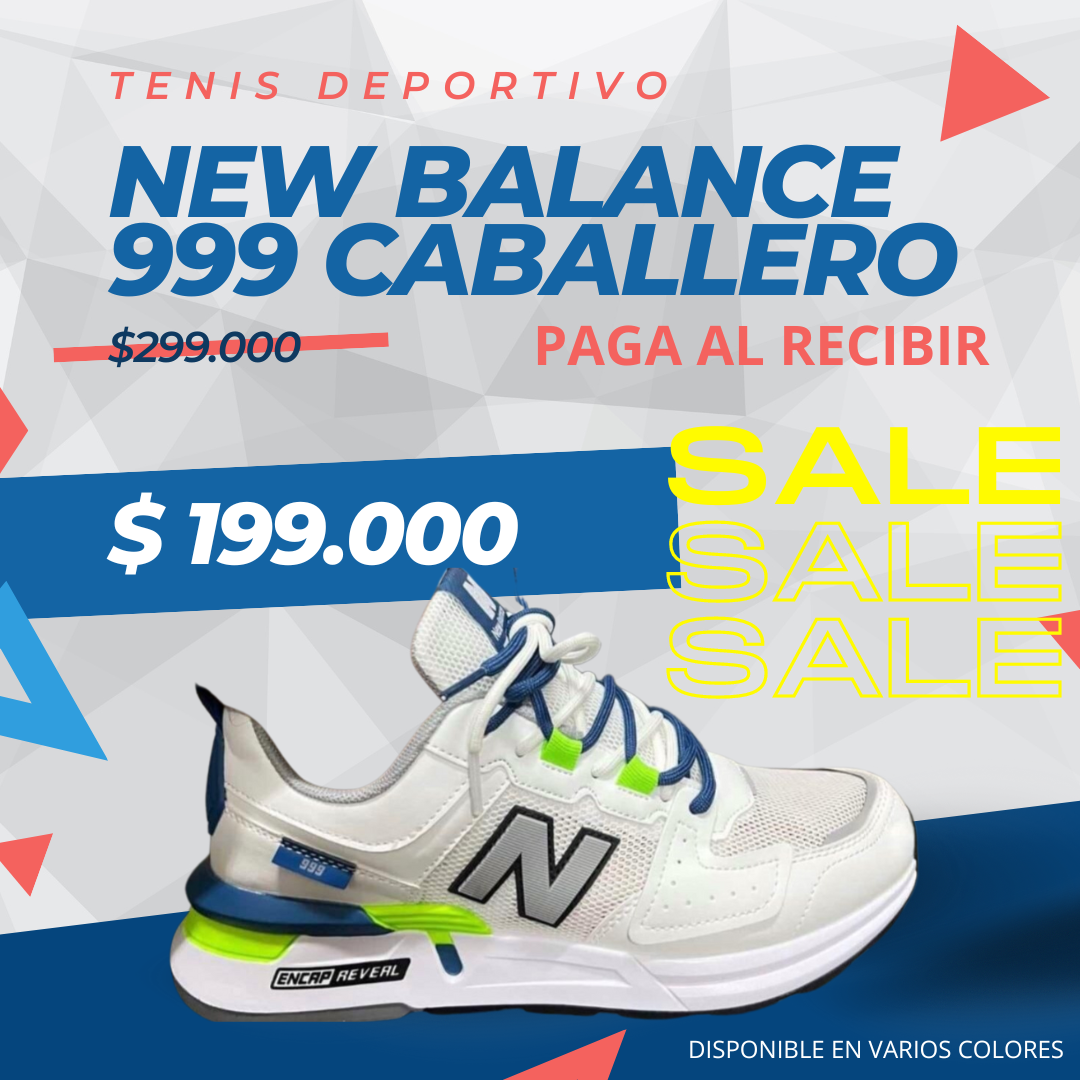 Tenis New Balance 999 Caballero